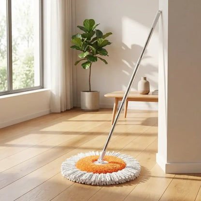 Self-wringing spin mop - home improvement