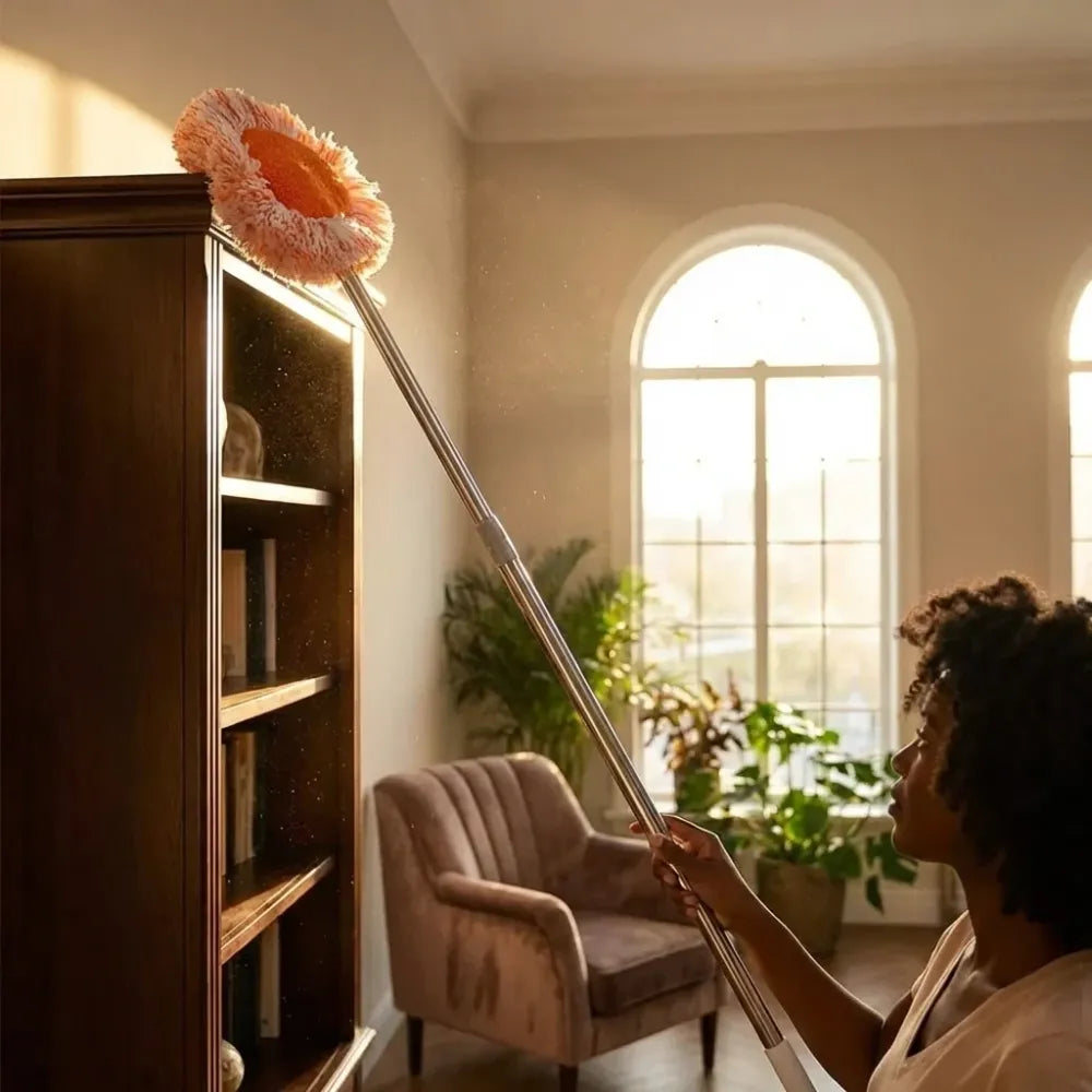 Self-wringing spin mop - home improvement