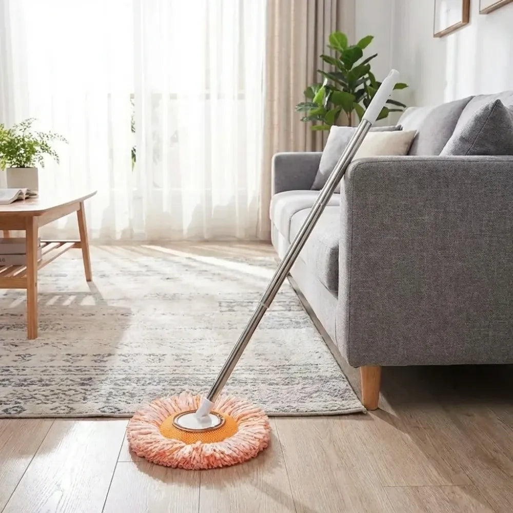 Self-wringing spin mop - home improvement