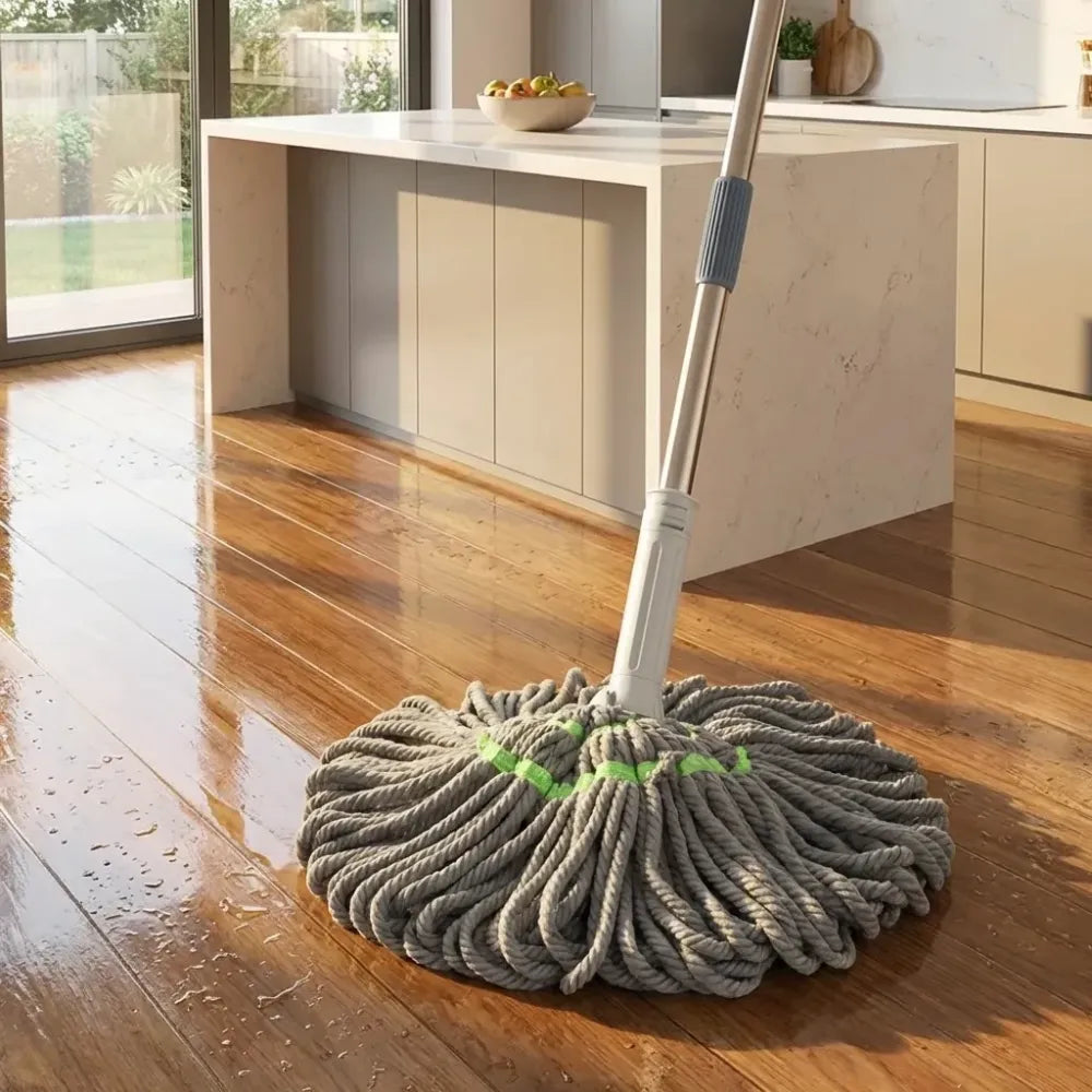 Self-wringing twist mop - home improvement