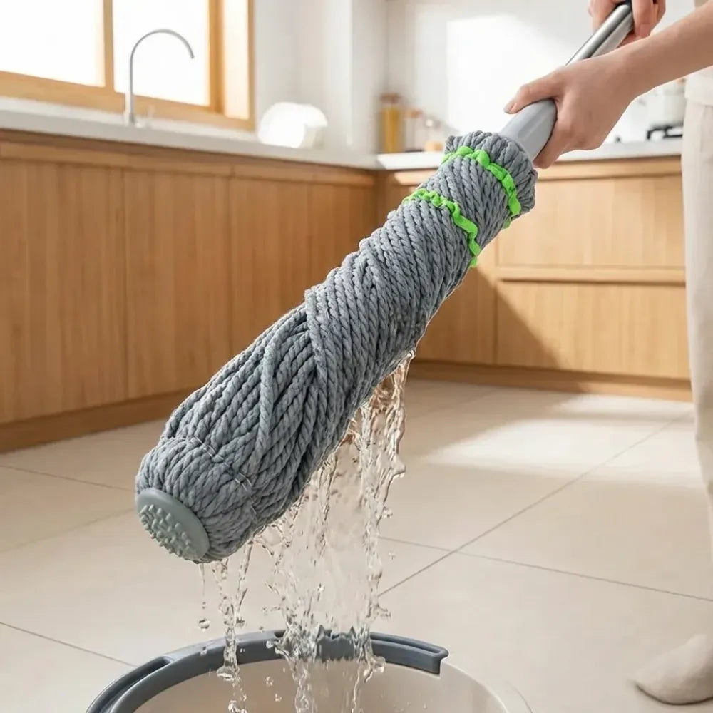 Self-wringing twist mop - home improvement
