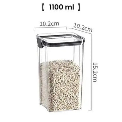Set of 8 air tight containers