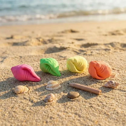 Shankh-shaped fun erasers - office