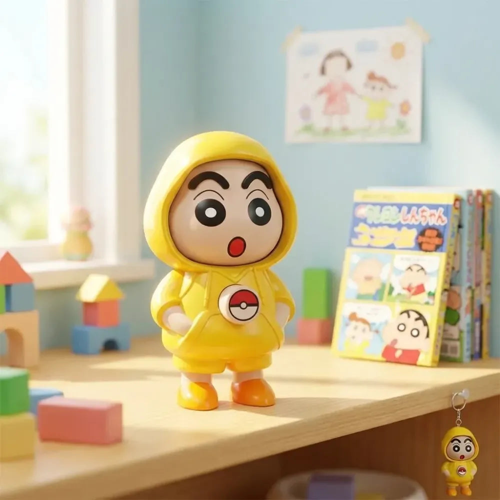 Shinchan face chaning keychain