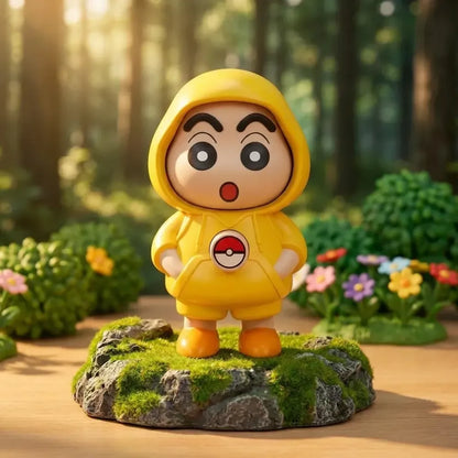 Shinchan face chaning keychain