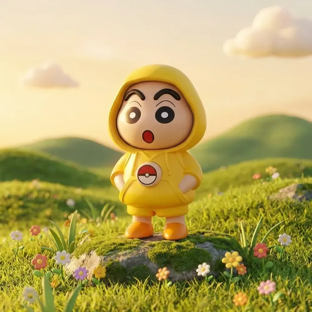 Shinchan face chaning keychain