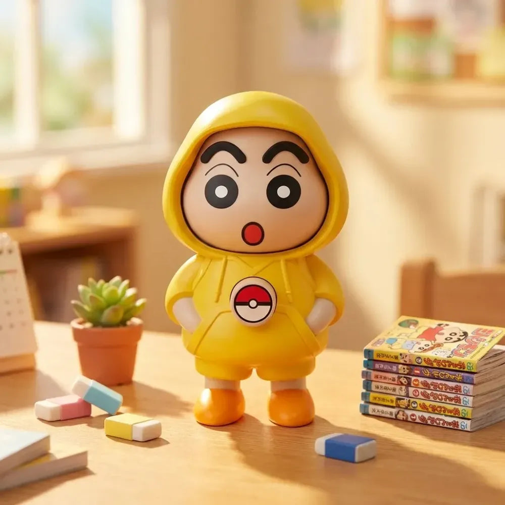 Shinchan face chaning keychain