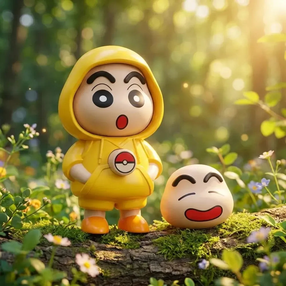 Shinchan face chaning keychain