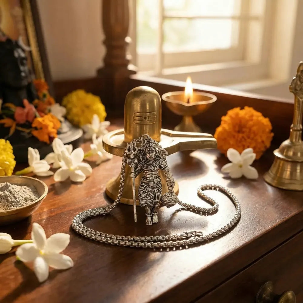 Shivji pendant with chain - potential heroes