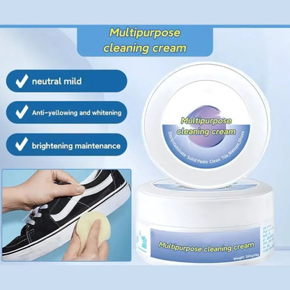 Shoes stains cleaning cream