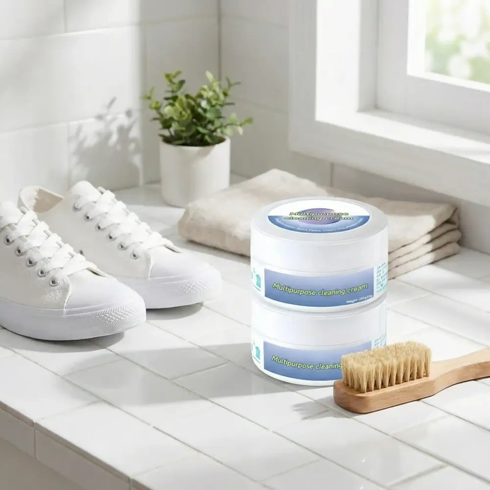 Shoes stains cleaning cream