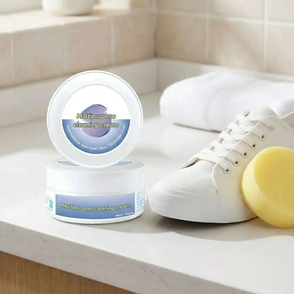 Shoes stains cleaning cream