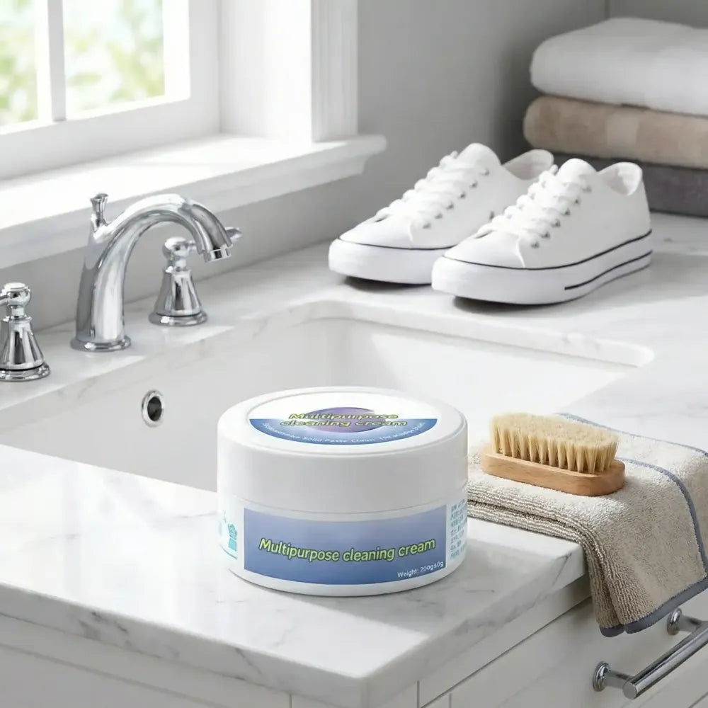 Shoes stains cleaning cream