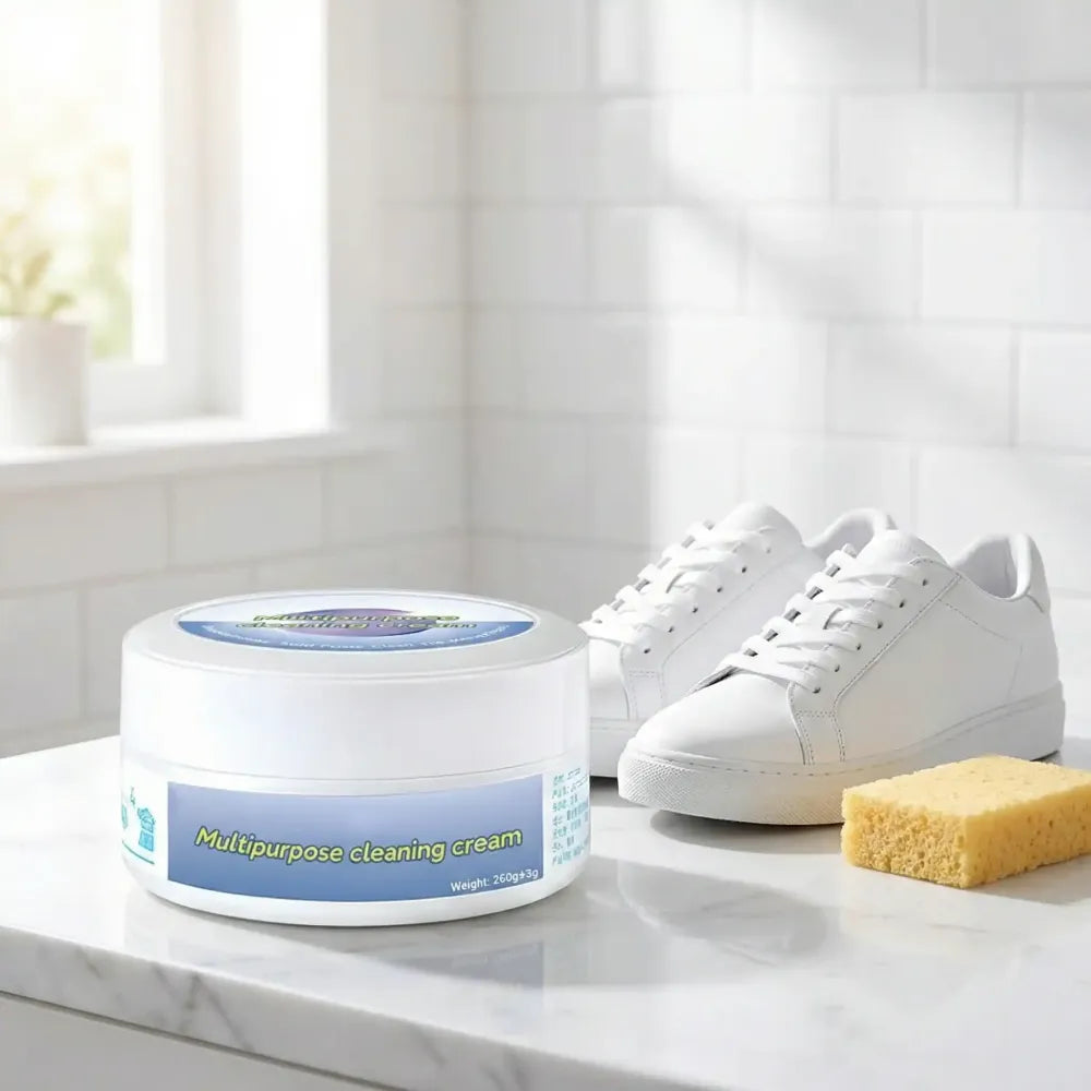 Shoes stains cleaning cream