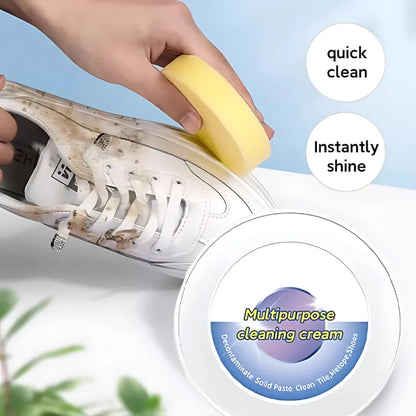 Shoes stains cleaning cream