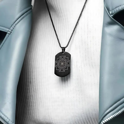 Shree yantra chain necklace