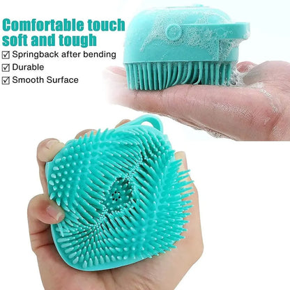 Silicone baby bath scrub brush