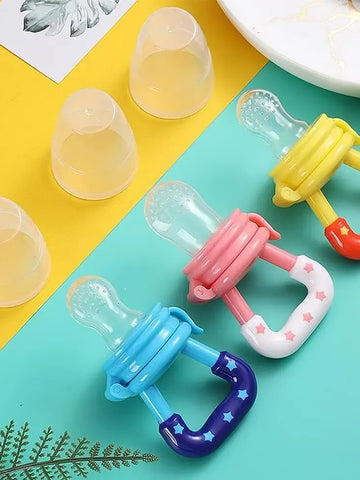 Silicone Baby Fruit Pacifiers – Pack of 2