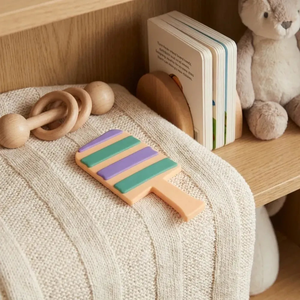 Silicone baby teether - care