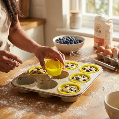 Silicone baking cups (set of 1) - kitchen tool
