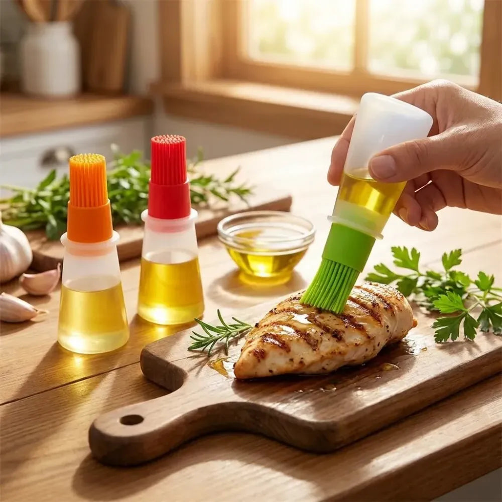 Silicone basting brush set - kitchen tool