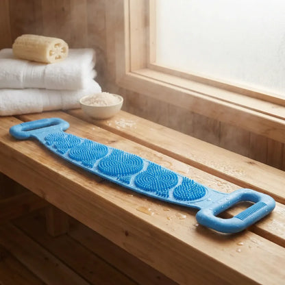 Silicone body scrubber bath brush (1 pc 25 inch) - health & beauty