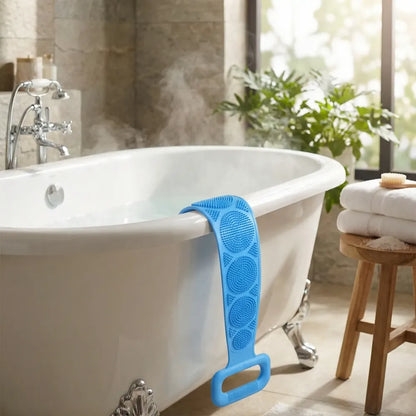Silicone body scrubber bath brush (1 pc 25 inch) - health & beauty