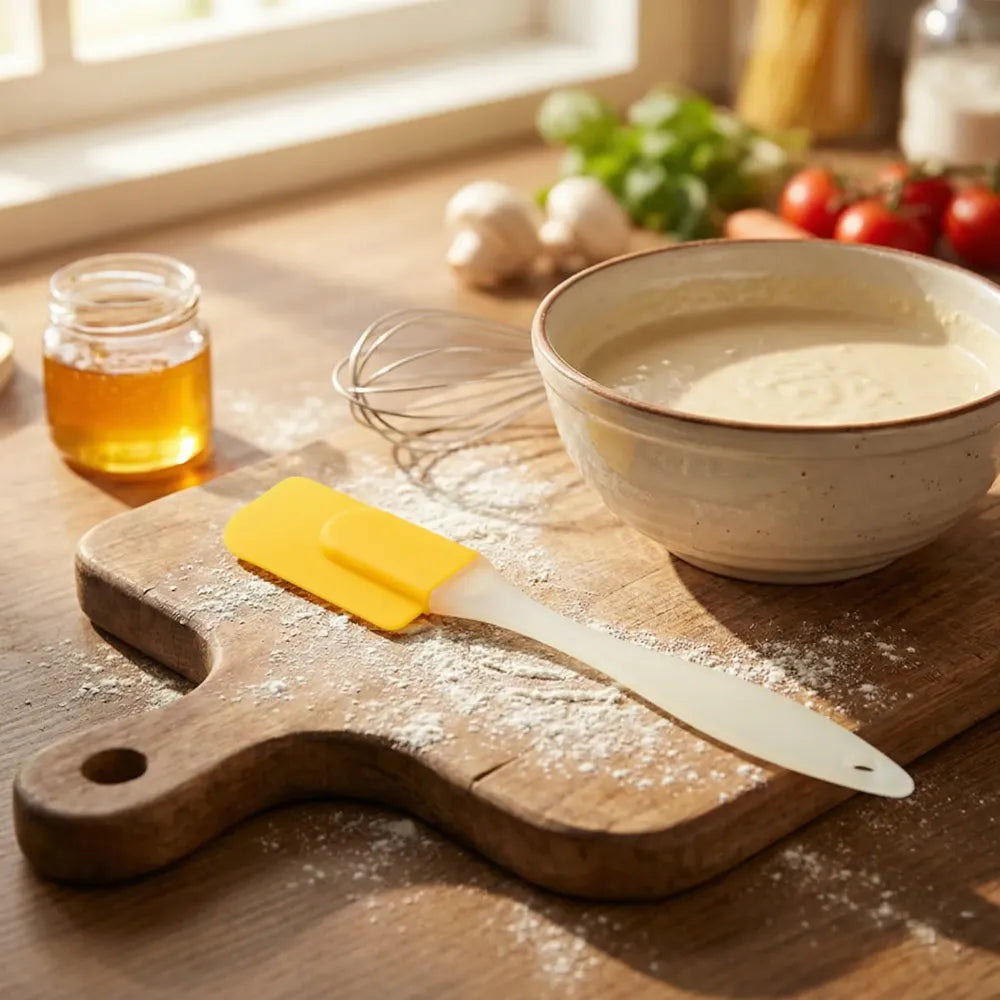 Silicone cooking spatula for baking (1 pc 19 cm) - home & kitchen