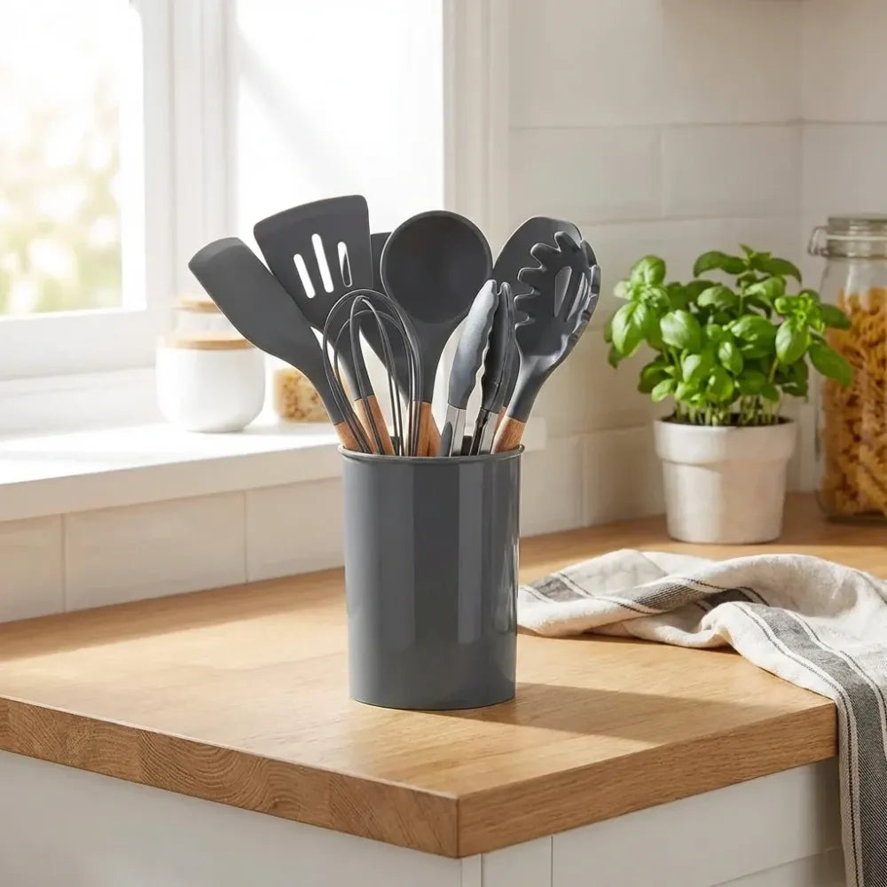 Silicone cooking utensils set (11 pcs)