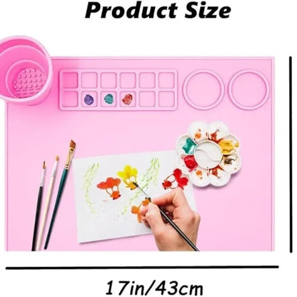 Silicone craft mat for kids – mess-free fun