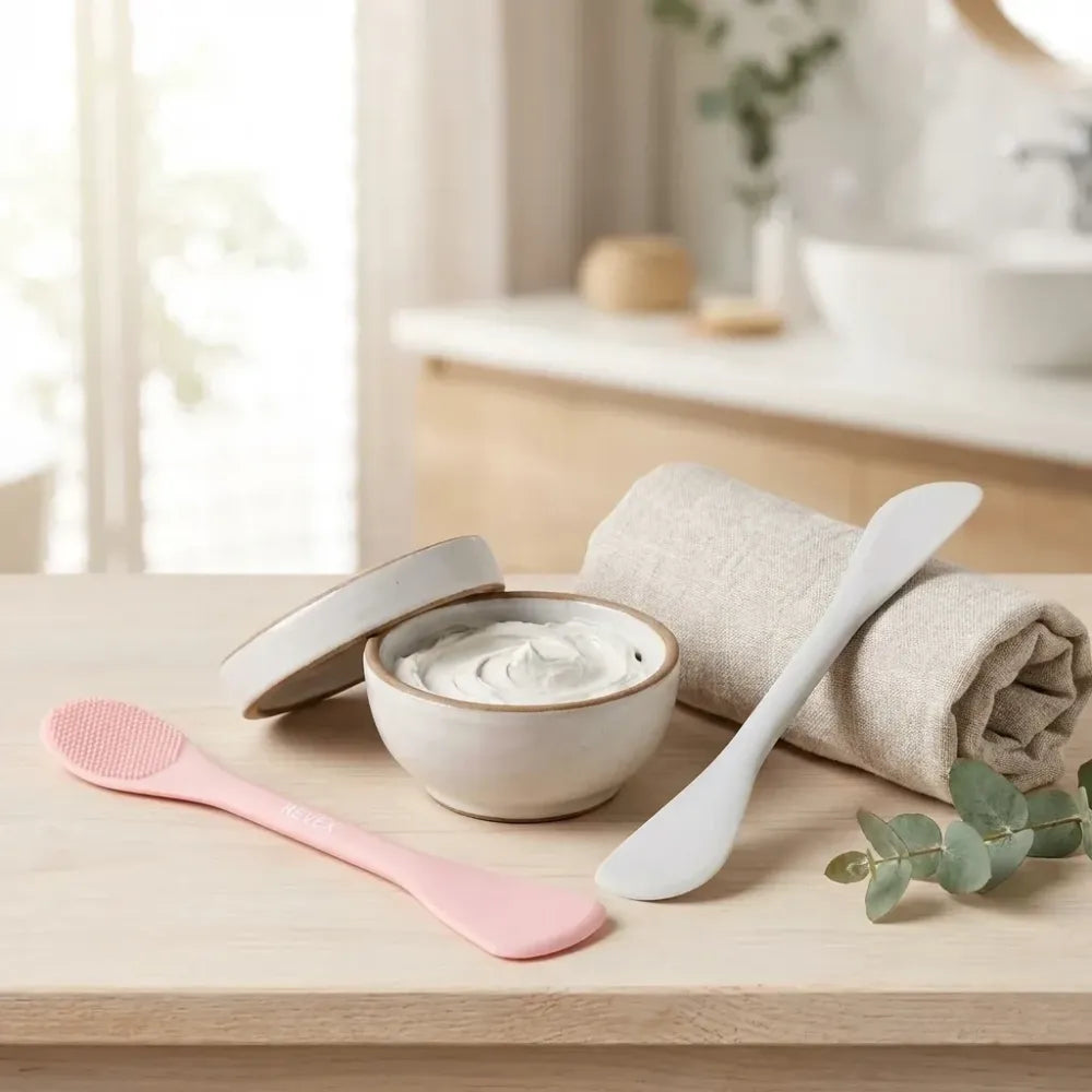 Silicone face mask brush applicator (pack of 2)