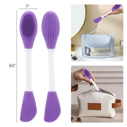Silicone face mask brush applicator (pack of 2)