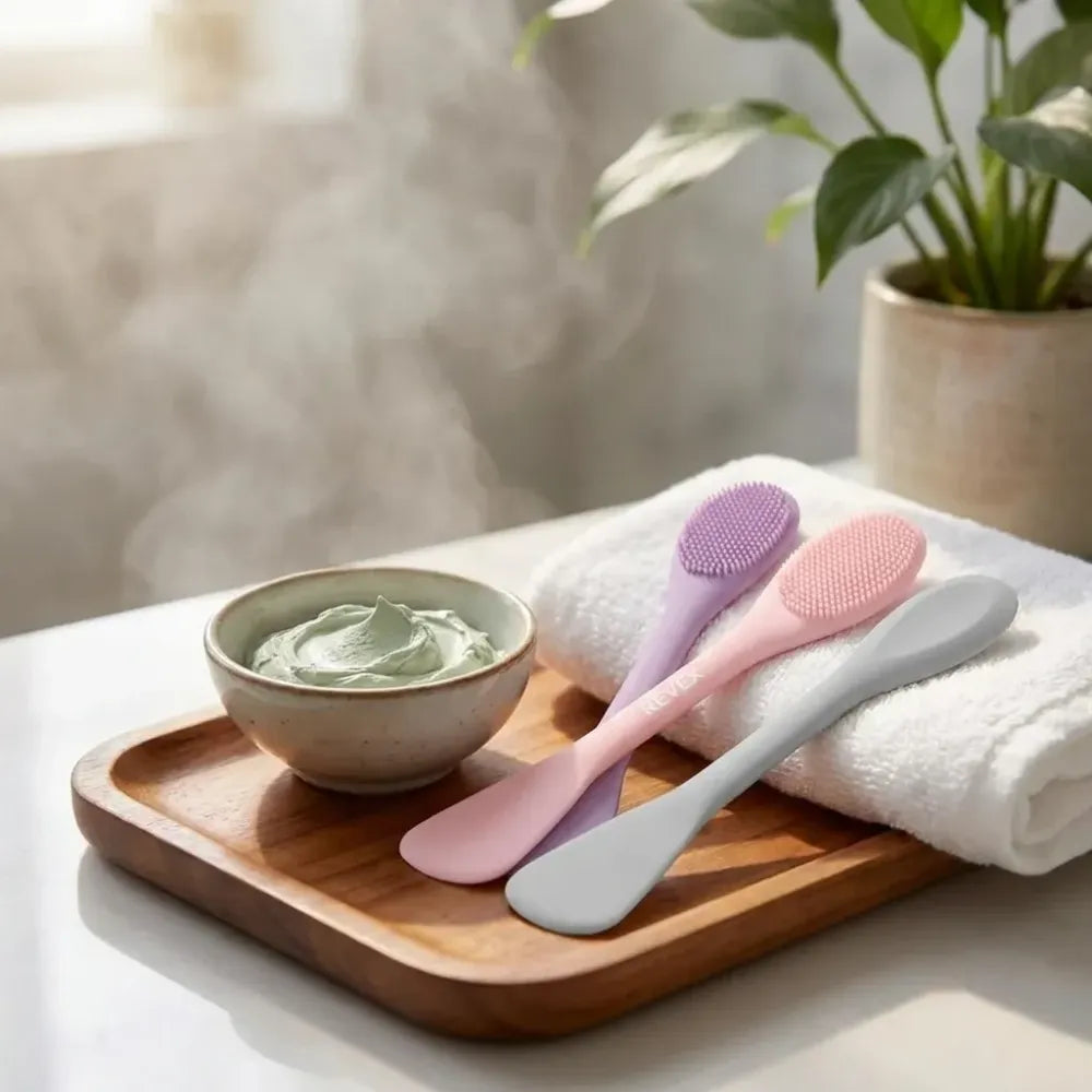 Silicone face mask brush applicator (pack of 2)