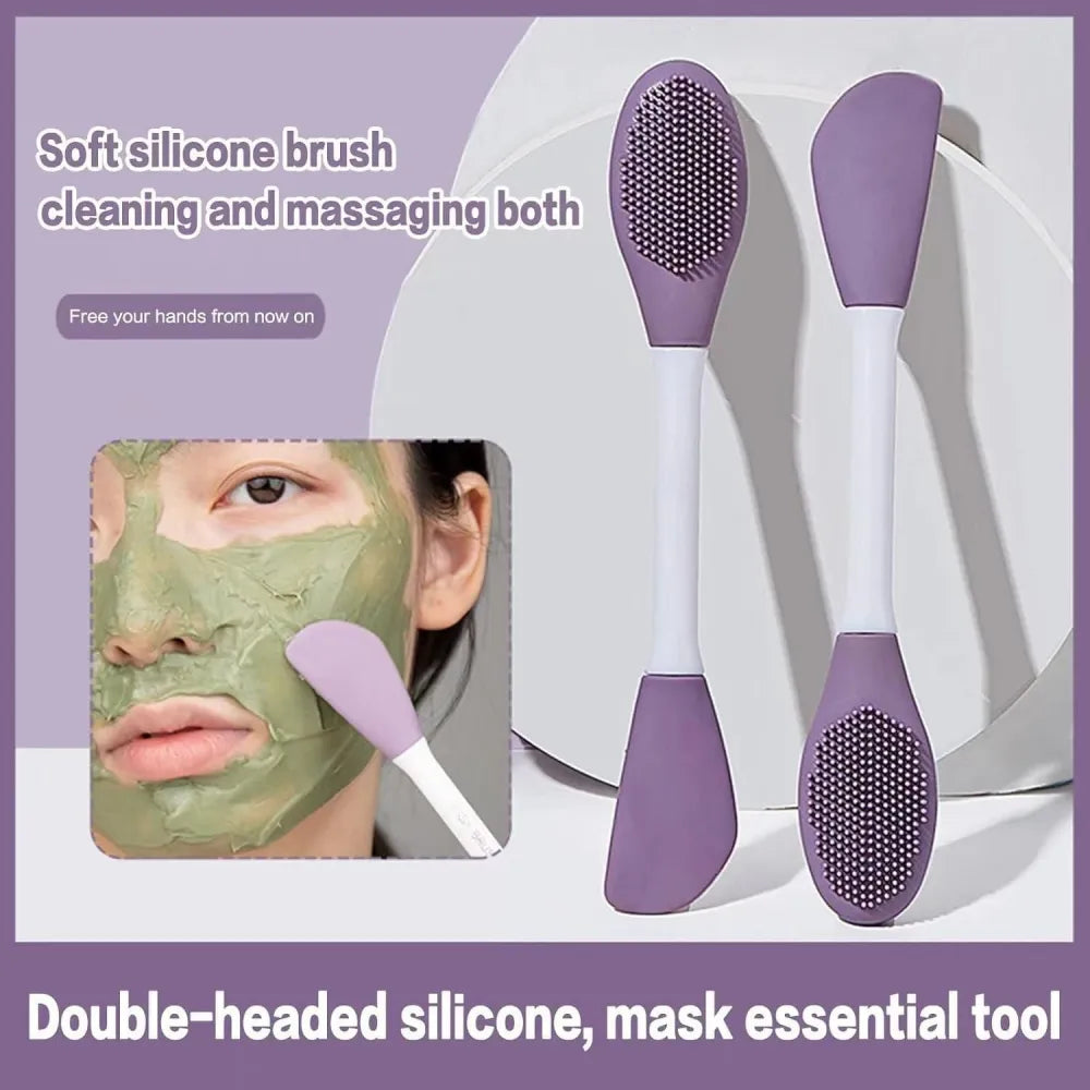 Silicone face mask brush applicator (pack of 2)
