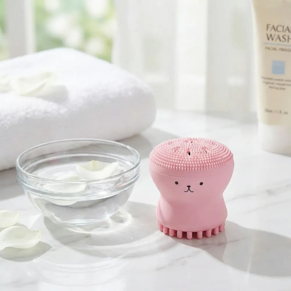 Silicone face scrubber massager - health & beauty