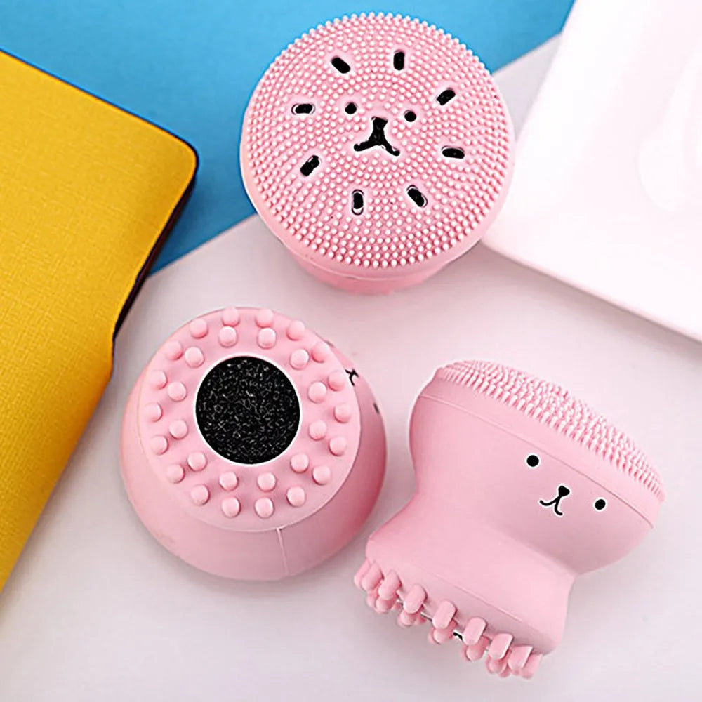 Silicone face scrubber massager - health & beauty