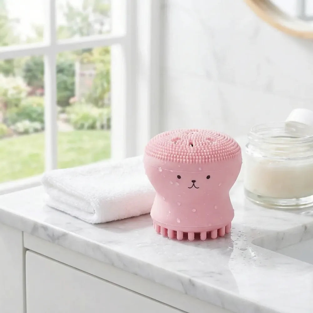 Silicone face scrubber massager - health & beauty