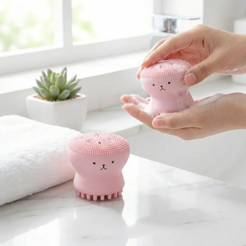 Silicone face scrubber massager - health & beauty