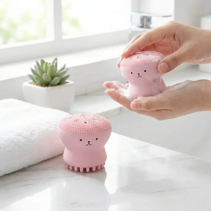 Silicone face scrubber massager - health & beauty