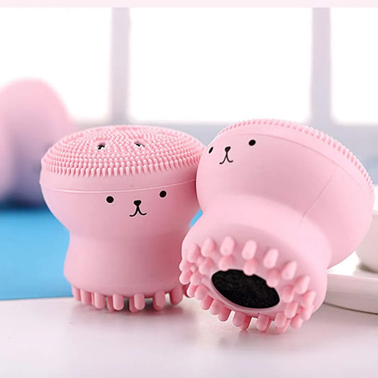Silicone face scrubber massager - health & beauty