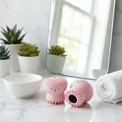 Silicone face scrubber massager - health & beauty