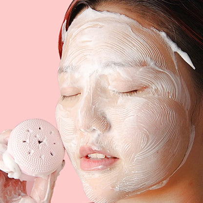 Silicone face scrubber massager - health & beauty