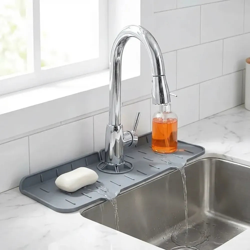 Silicone faucet splash guard – 1 pc - home & kitchen