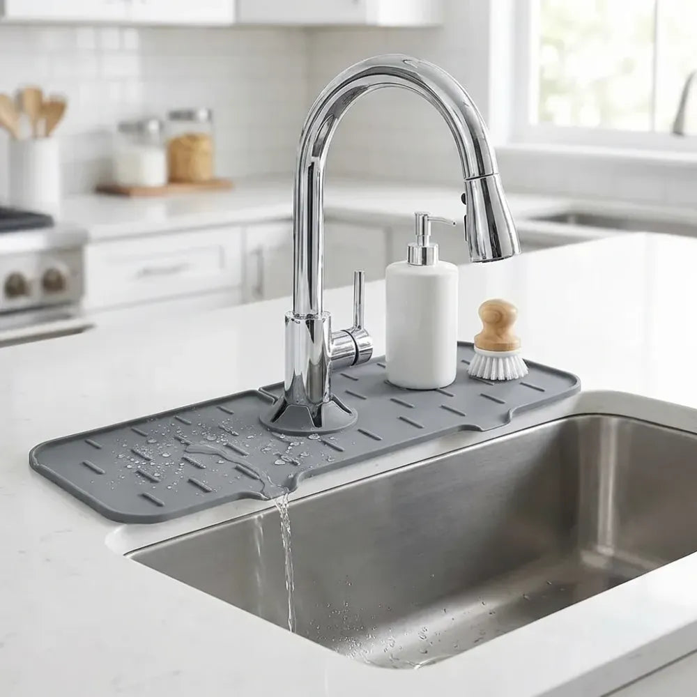 Silicone faucet splash guard – 1 pc - home & kitchen