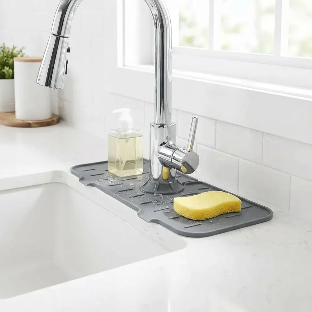 Silicone faucet splash guard – 1 pc - home & kitchen