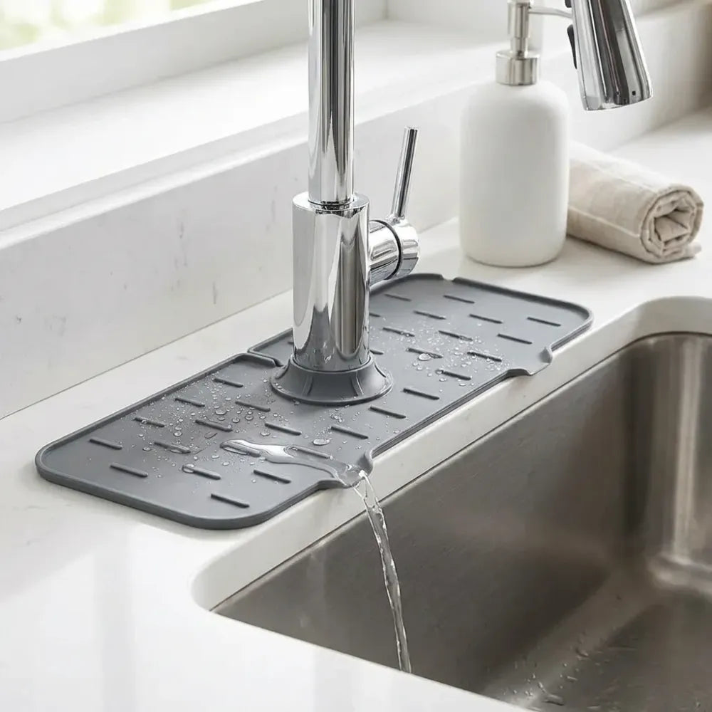 Silicone faucet splash guard – 1 pc - home & kitchen