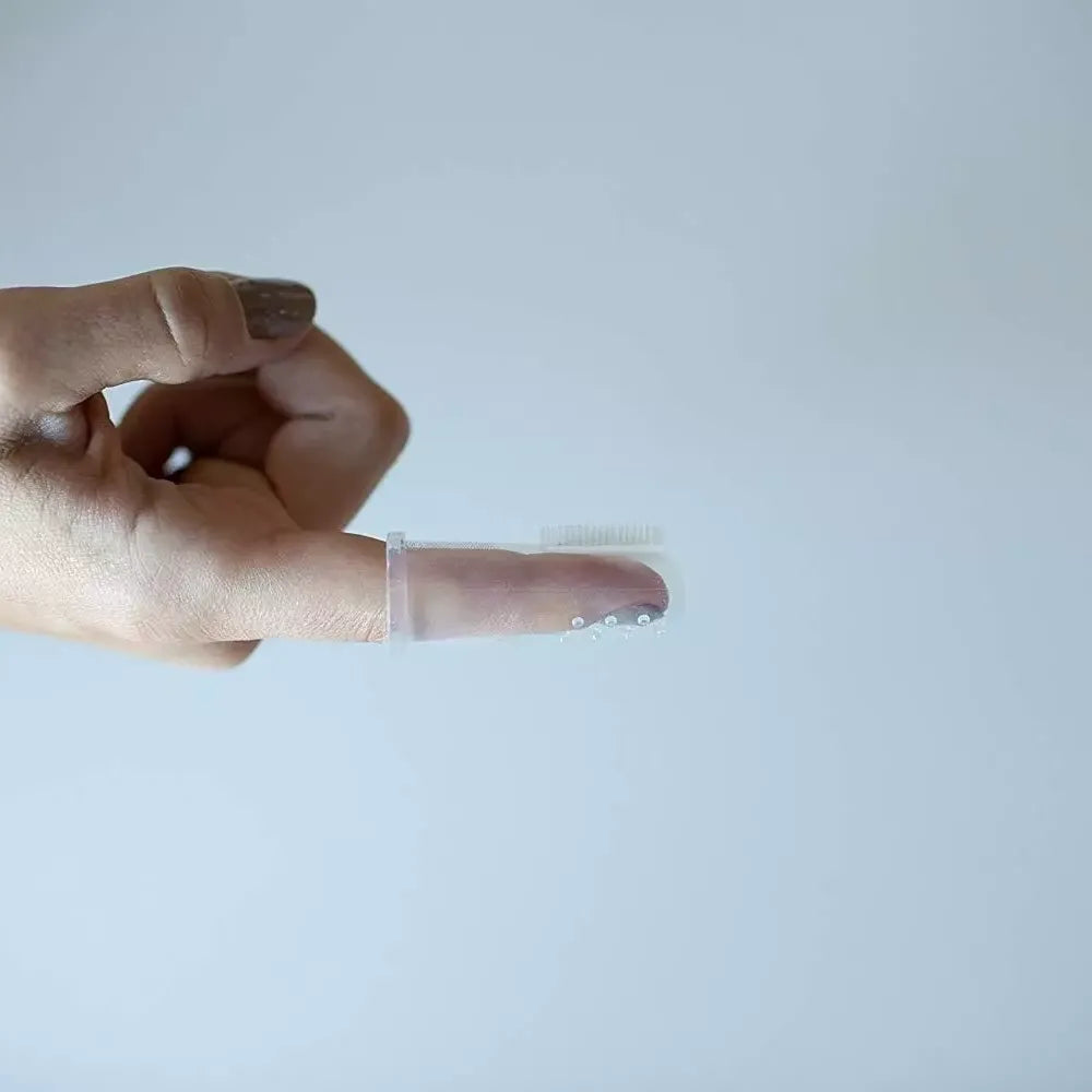Silicone finger toothbrush for babies - home essentials