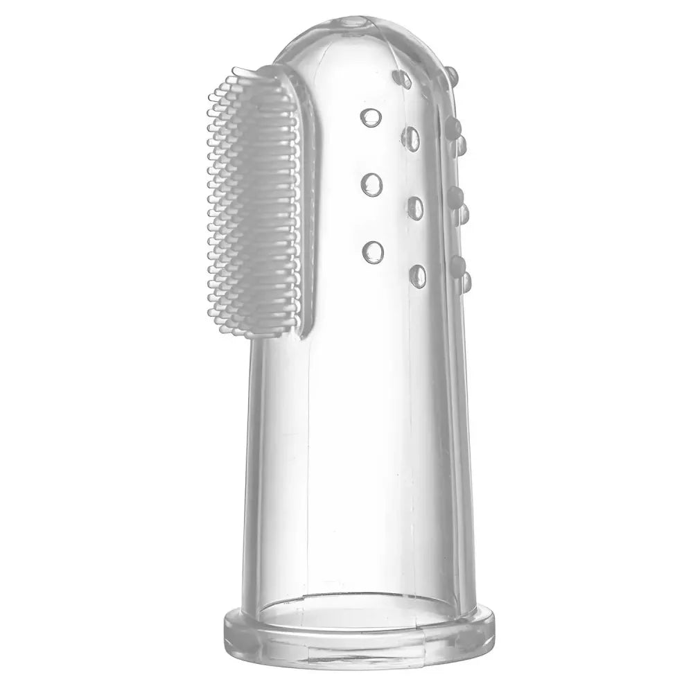 Silicone finger toothbrush for babies