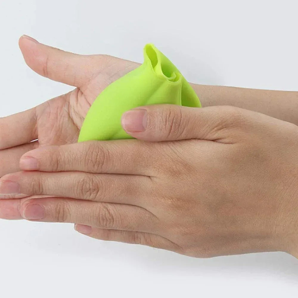 Silicone garlic peeler crusher - kitchen tool