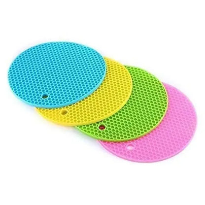 Silicone heat resistant mats – set of 4